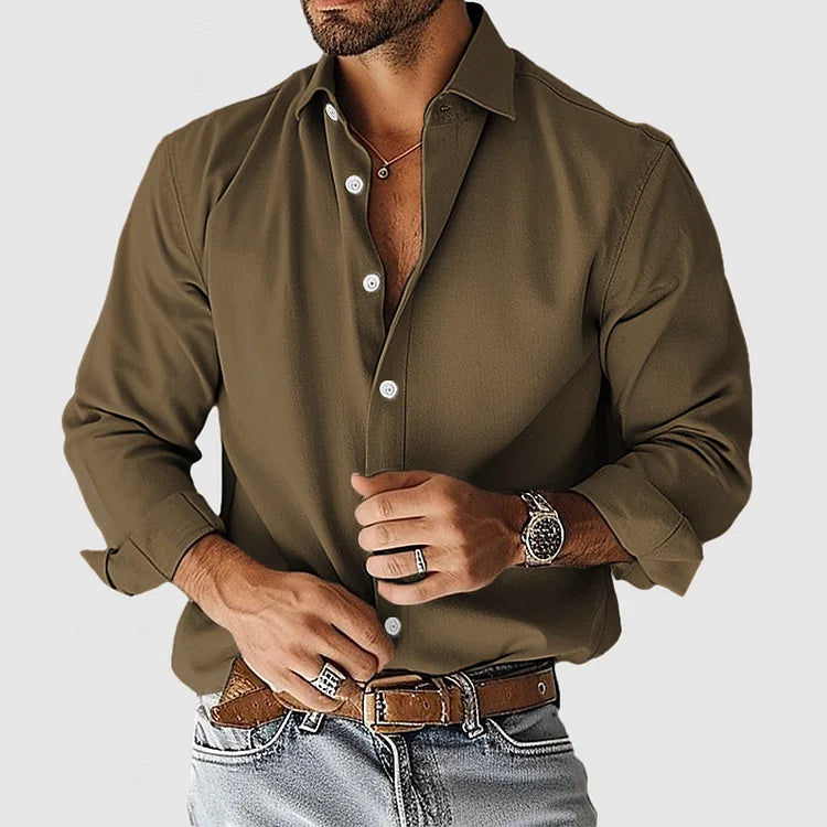 GEIR ™ | Stilren Skjorte med Avslappet Eleganse