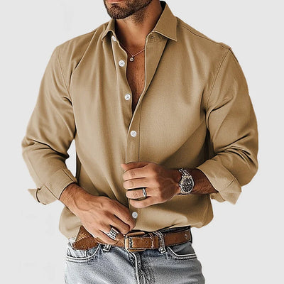 GEIR ™ | Stilren Skjorte med Avslappet Eleganse