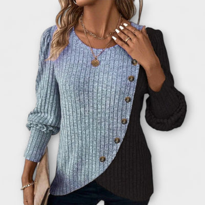 MODEHUS ™ | Elegant Bluse i Strikk