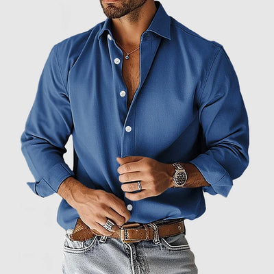GEIR ™ | Stilren Skjorte med Avslappet Eleganse